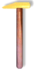 Traditional geological hammer