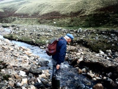 Jim Goulding in the Caldbeck Fells 1998