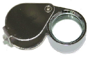 x10 hand lens