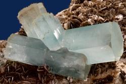 Beryl variety aquamarine.